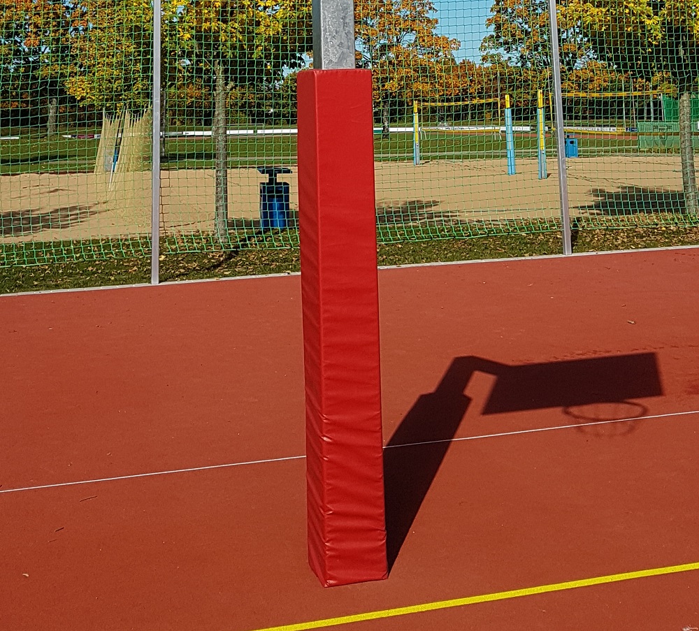 Schutzpolster für Basketball-Einmast-Ständer im Profil 150 x 150 mm